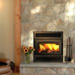 easy to install wood burning fireplace