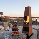 outdoor wood burning stove