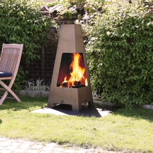 outdoor wood heating stove